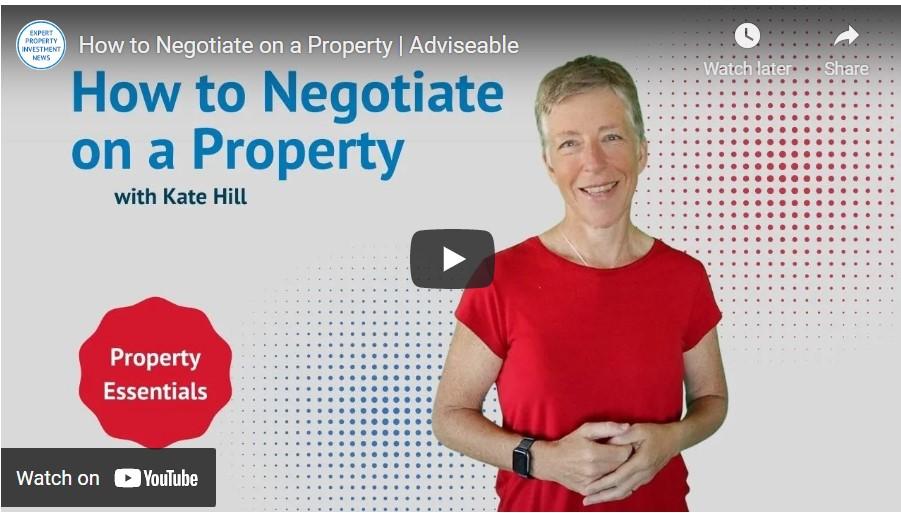 How to negotiate on a property video